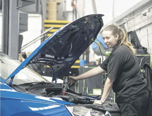  ?? ?? ↑ Halfords said it was launching a recruitmen­t drive to fill 1,000 new automotive technician roles over the next year