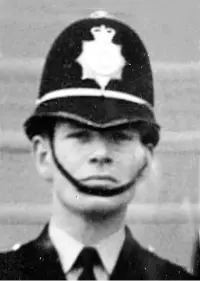  ??  ?? Alan Grosvenor in his days on the beat