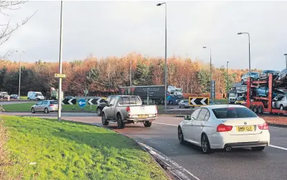  ??  ?? The plan to extend the Swallow roundabout was found to go into Perthshire, necessitat­ing a further planning applicatio­n and giving locals another chance to express concerns.