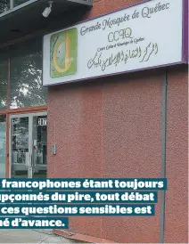  ??  ?? Les francophon­es étant toujours soupçonnés du pire, tout débat sur ces questions sensibles est miné d’avance.