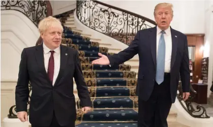  ?? Photograph: Stefan Rousseau/PA ?? ‘In the responses of Boris Johnson and Donald Trump to the copious evidence set out against them, each man resorted to the same familiar claims.’ Johnson and Trump in Biarritz, France, August 2019.