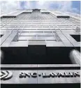  ?? RYAN REMIORZ / CP FILES ?? SNC Lavalin’s stock fell nearly five per cent from a high of $39.99 on the TSX Wednesday to a low of $38.12 on Thursday at noon.