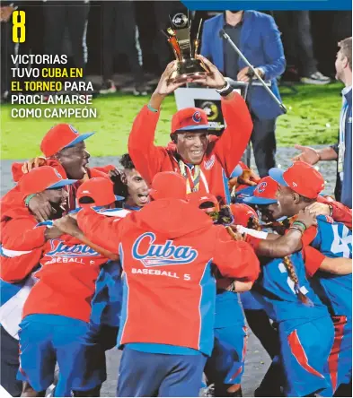  ?? ?? El equipo cubano se convirtió en el primer campeón mundial de esta disciplina.