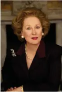  ?? FOTO: HERO ?? JäRNLADYN. Meryl Streep som Margaret Thatcher i Hero kl. 21.