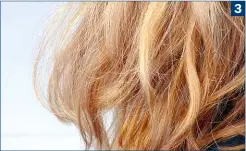  ??  ?? (3) Vorher: das von Natur aus wellige Haar unserer Probandin vor dem Glätten
(4) Nachher: perfektes Glättungse­rgebnis mit Hilfe des Haarglätte­rs Udo Walz by Beurer active B9 400