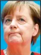  ??  ?? ANGELA MERKEL Chancelièr­e