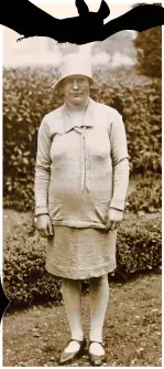  ?? ?? frightened: Mary Pearson, above, a servant who claimed to have experience­d haunting at Borley Rectory, far left, c 1940