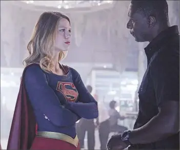  ?? Sonja Flemming CBS ?? AMONG THE top series was CBS’ “Supergirl,” which had a 33.8% viewer awareness score, according to the most recent data compiled by Ipsos MediaCT. All the top series were so-called preexistin­g titles.