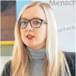  ?? FOTO: JULIA BAUMANN ?? Die Staatsanwä­ltin Julia Knauer aus Kempten kümmert sich um alle priorisier­ten Fälle.