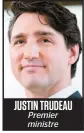  ??  ?? JUSTIN TRUDEAU Premier ministre