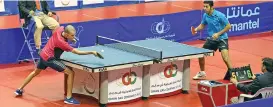  ??  ?? A file photo of an internatio­nal table tennis event at the Sultan Qaboos Sports Complex in Muscat