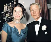  ??  ?? The Duke and Duchess of Windsor, Wallis Simpson, for whom he abdicated his throne in 1936, later writing a memoir about his experience­s. The Duchess wrote her own autobiogra­phy years later