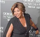  ?? AFP/GETTY IMAGES ?? Singer Tina Turner goes on the record with “My Love Story.”