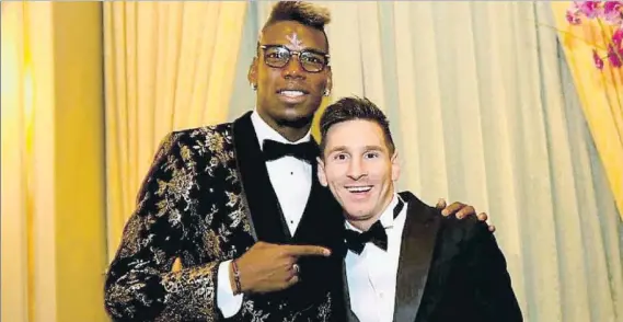  ?? FOTO: FIFA ?? Halagos para el ‘10’ del Barça Pogba admitió que “Messi está muy por encima del resto”