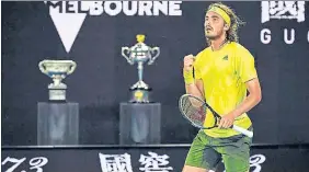  ?? REUTERS ?? Greece’s Stefanos Tsitsipas after beating Spain's Rafael Nadal on Wednesday.