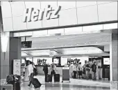  ?? DREAMSTIME/TNS ?? Despite recently implementi­ng a number of cost-saving measures, Hertz was forced to file bankruptcy Friday.