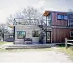  ?? Staff file photo ?? VillaStays in Waco was host to one of the top shipping container rentals 2019, according to AirBnB.