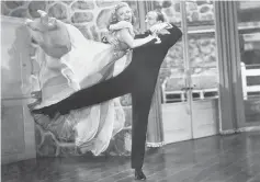  ??  ?? Fred Astaire and Ginger Rogers in a dance scene from the musical film 'Carefree'. Neither liked to be referred to as the other's "partner".