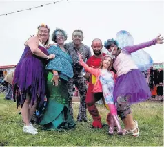  ??  ?? Pictured are festival-goers in full costume. Picture courtesy of Ness Sherry.