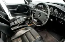  ??  ?? Interior is less hard-wearing than you might expect from a Mercedes. It can be fixed – but at a price