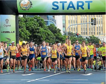  ??  ?? Thousands will descend on the Wellington waterfront this weekend for Round the Bays.