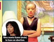  ??  ?? Special BBC Lifestyle (*174) 20:00 Lifestyle Nina wants Kamo (main) to have an abortion.