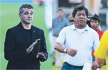  ??  ?? Diego y Ramón son los dos entrenador­es más ganadores del Nido de Águilas.