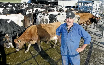  ?? PHOTO: DAVID ALEXANDER/STUFF ?? Harry Schat at his Haglea Farm. Schlat co-owns the dairy farm that has been approved for sale by the Overseas Investment Office.