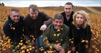  ??  ?? At the launch of the 2018-19 Planting Season under the National Forestry Programme were, from left: Lar Behan (Sales Manager); John Kavanagh (Nursery Manager); Minister Andrew Doyle TD; Teige Ryan (Sales Manager) and Breda Murphy (HR Manager).