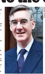  ?? ?? Office patrol: Jacob Rees-Mogg