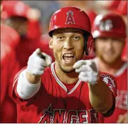  ?? LUIS SINCO / LOS ANGELES TIMES ?? Veteran shortstop Andrelton Simmons is hitting .293 for an Angels team stuck below .500 and in fourth place in the American League West. He is also a three-time Gold Glove winner.