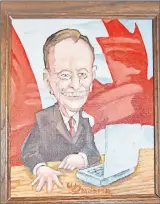  ?? SALLY COLE/THE GUARDIAN ?? Paul Martin looks frantic in this caricature by Eddy Schwartz.