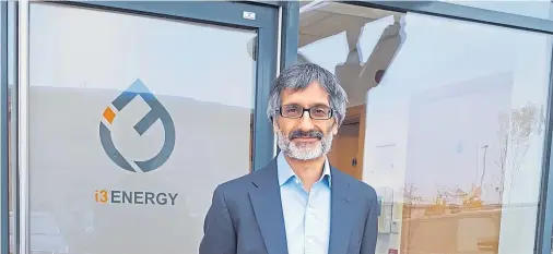  ??  ?? CHIEF EXECUTIVE: Majid Shafiq of North Sea exploratio­n firm i3 Energy