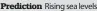  ??  ?? Prediction Rising sea levels