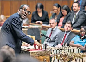  ?? ?? Kwasi Kwarteng’s mini-Budget sparked an unexpected blowout in the gilts markets