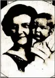  ?? Arkansas Gazette ?? Mrs. P.L. Blodget and son Percy Langdon Blodget Jr. from the Dec. 7, 1930,