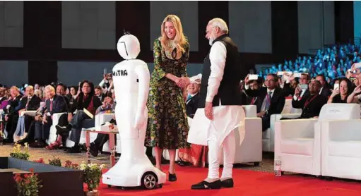  ??  ?? Prime Minister Narendra Modi and the Advisor to the President of United States, Ivanka Trump at the Global Entreprene­urship Summit-2017 in Hyderabad