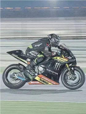  ?? FOTO: GETTY ?? Johann Zarco, mucho más que un piloto satélite. Ha liderado el test de Qatar