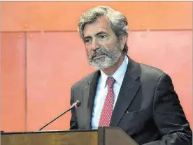  ?? FERRAN NADEU ?? Carlos Lesmes, presidente del Consejo General del Poder Judicial.