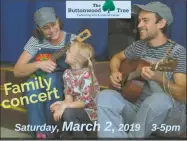  ?? Contribute­d photo ?? Sunny Train, a musical children's show, is coming to the Buttonwood Tree in Middletown on Saturday, March 2.