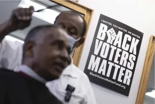  ?? JIM WATSON/AGENCE FRANCE-PRESSE ?? PASTOR Charles Jackson of Brookland Baptist Church gets his hair trimmed at Toliver’s Mane Event Barber Shop in Columbia, South Carolina by its 78-year-old owner Herbert Toliver. United States President Joe Biden is campaignin­g in the state and expects to count on for support from Black voters who gave him the Democratic primary win in 2020. Now, a number of polls have shown that Biden is losing ground against likely Republican rival Donald Trump with the Black voters who propelled him to the White House.
Kyiv sees ruling as victory in bid to refute Moscow’s genocide accusation.