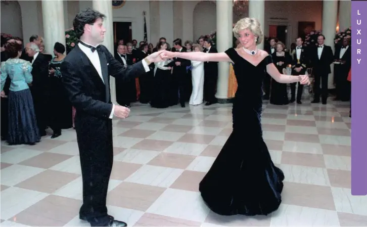  ??  ?? PRINCESS Diana dancing with John Travolta at the White House in Washington DC.