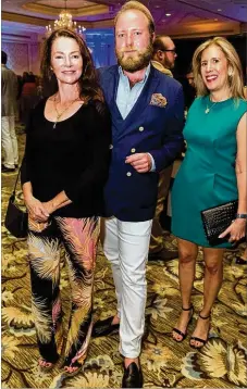  ?? CAPEHART ?? Louise K. Kaufman, Notables editor Krystian von Speidel and Michele Schimmel at this year’s Notables Season Preview magazine party at Eau Palm Beach Resort & Spa.
For more Party Pics from the event, see page 6.