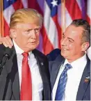  ?? Jim Watson / AFP / Getty Images ?? President-elect Donald Trump has named Republican National Committee Chairman Reince Priebus as his chief of staff.