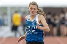  ?? Steph Chambers/Post-Gazette ?? South Park's Maddie Raymond won WPIAL Class 2A 100and 200-meter titles as a sophomore in 2019.