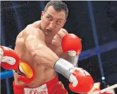  ?? FOTO: DPA ?? Der 69. Profikampf war der letzte: Wladimir Klitschko.