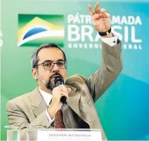  ?? JOSÉ CRUZ/AGÊNCIA BRASIL ?? ‘Boa gestão’. Weintraub diz que a crise foi administra­da