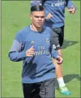  ??  ?? Pepe se entrenó ayer.