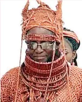  ??  ?? Oba of Benin