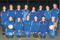  ?? ?? Newbury Junior Netball Club’s under-12s squad
Ref: 48-0221